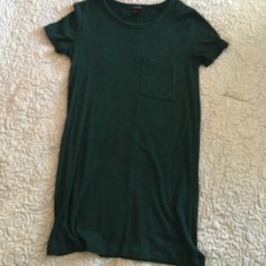 Dark teal tshirt dress
